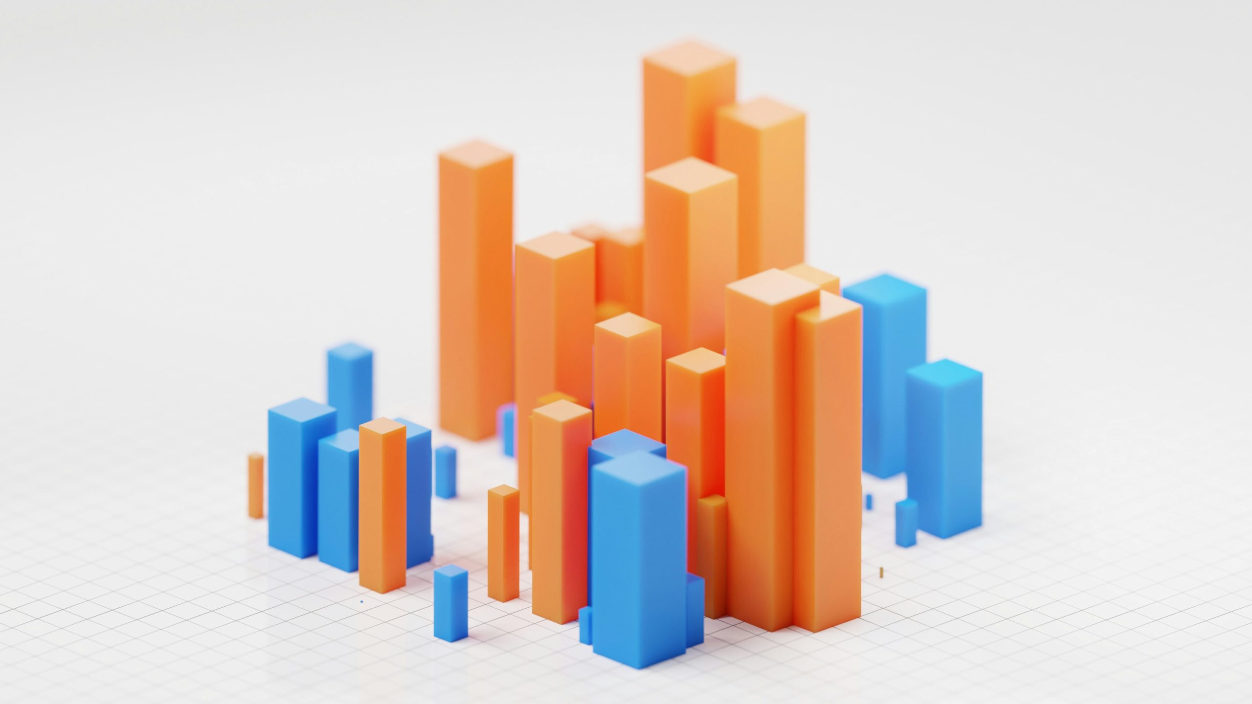 Graph chart illustrating growth spikes after implementing cross-platform strategies