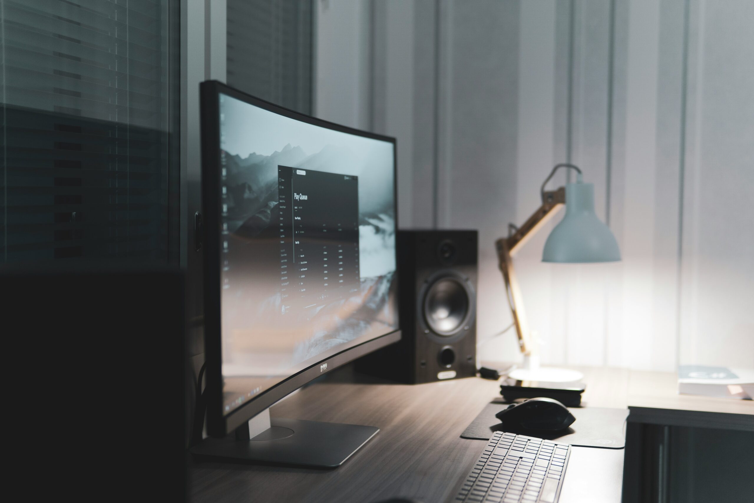 Ninja's dual-monitor streaming setup with high-end peripherals