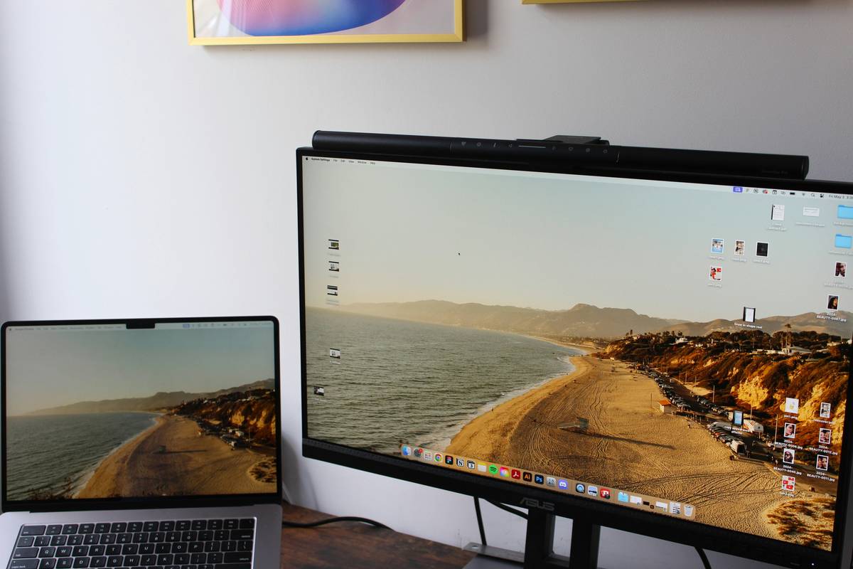 Photo of a popular Twitch streamer working at her home studio