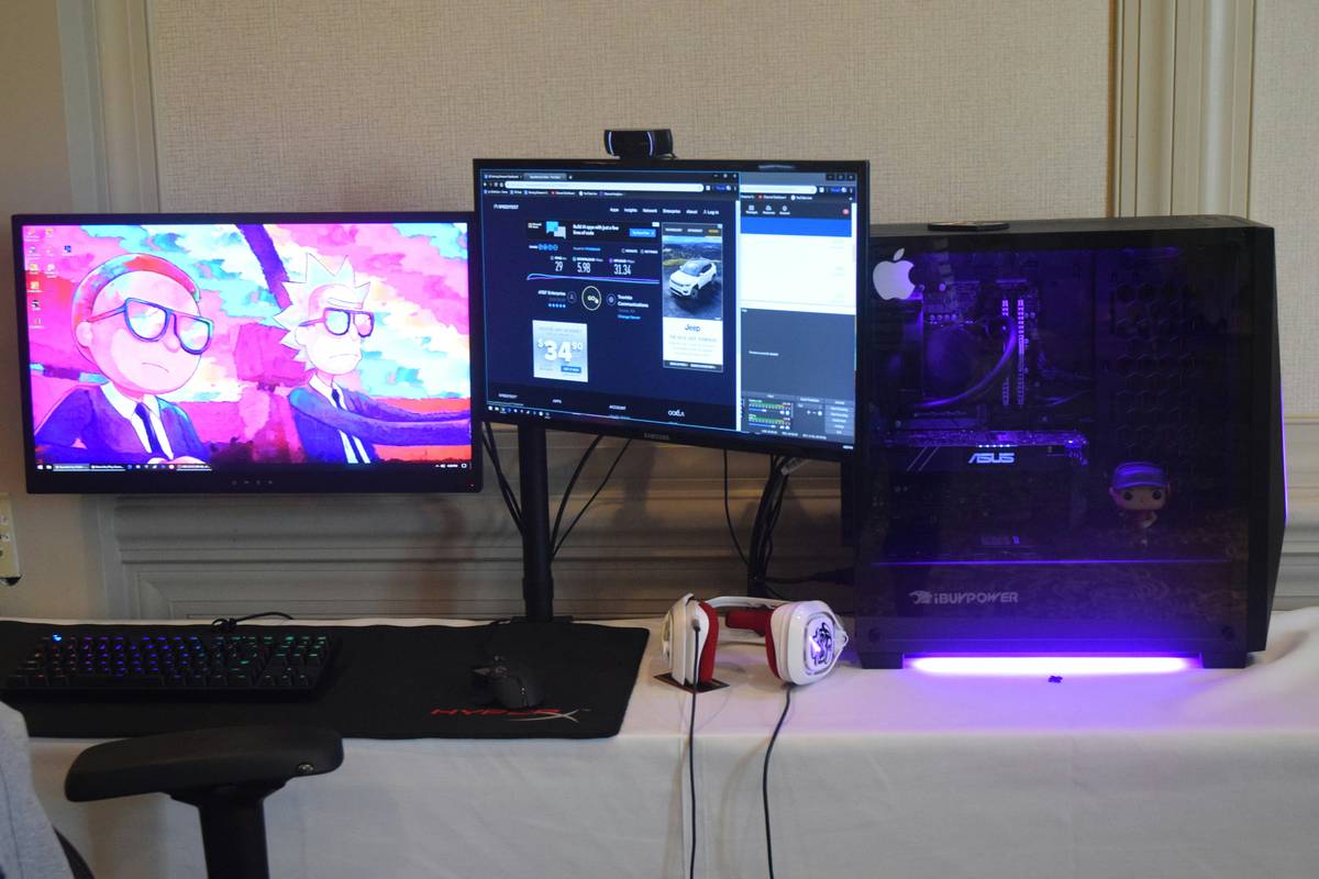 Side-by-side comparison showing pixelated vs. sharp HD streaming visuals.